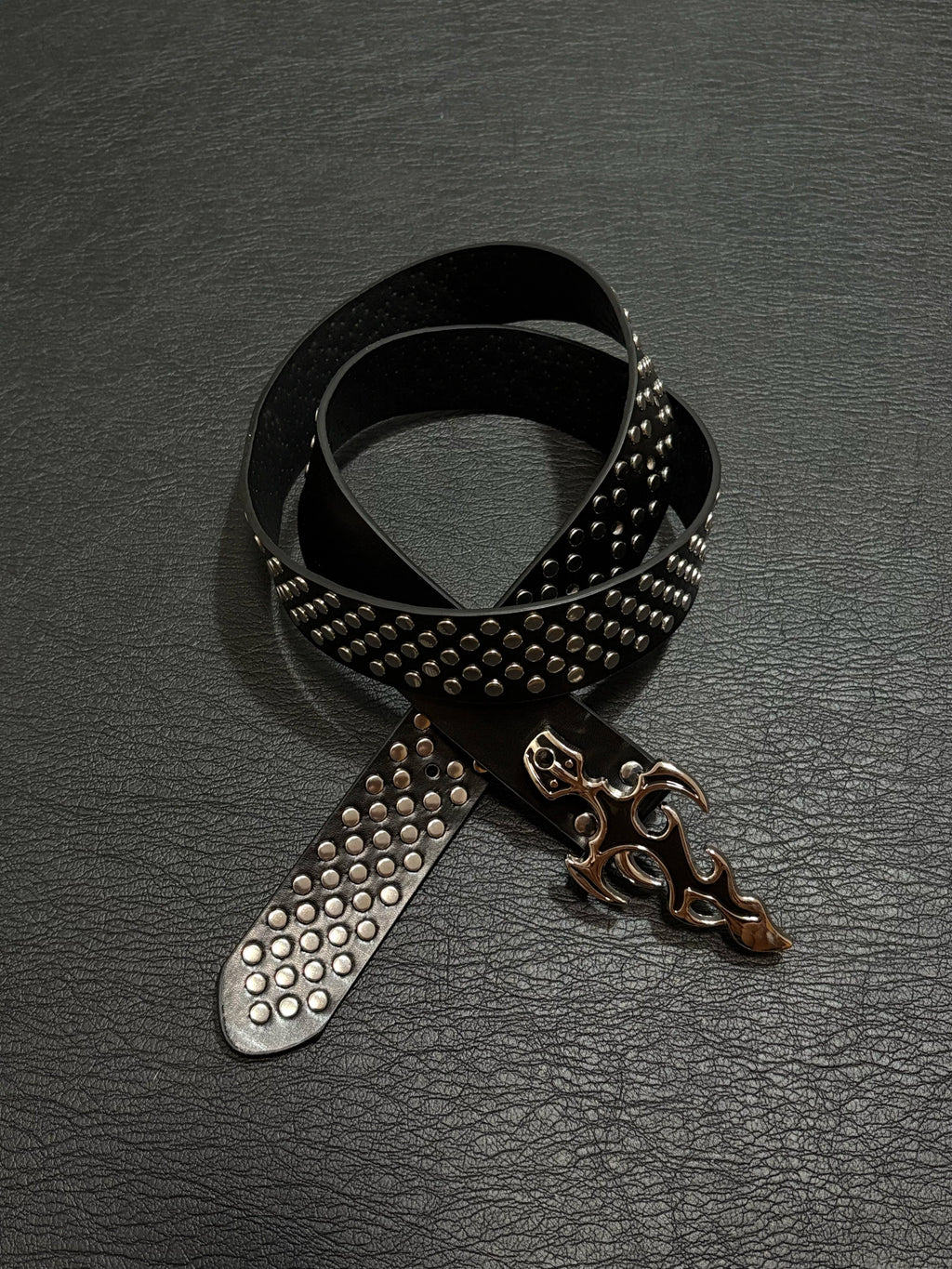Flame Studded Belt