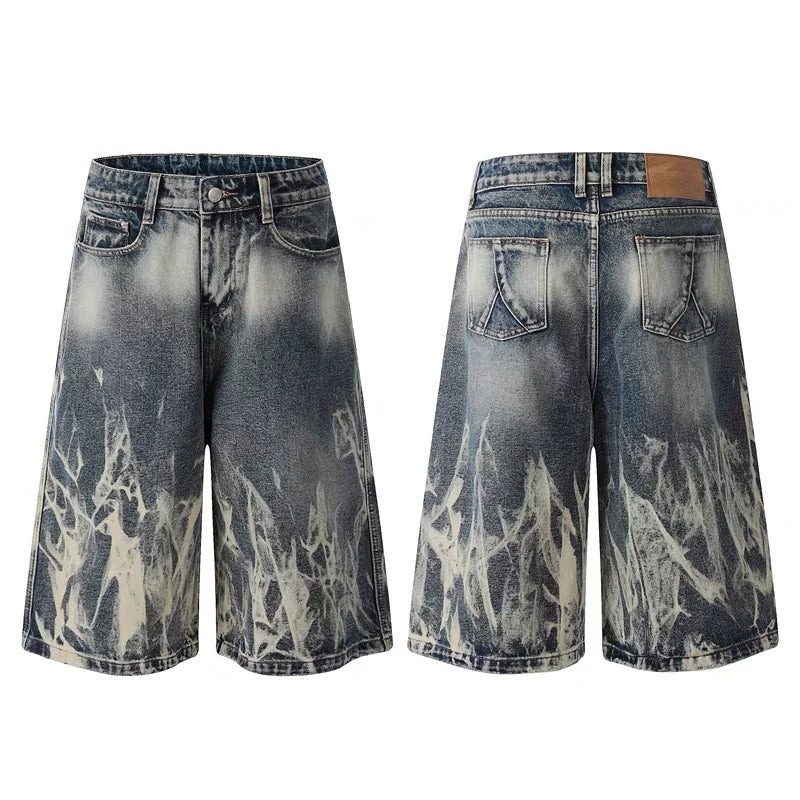 Ghost Flare Denim Shorts