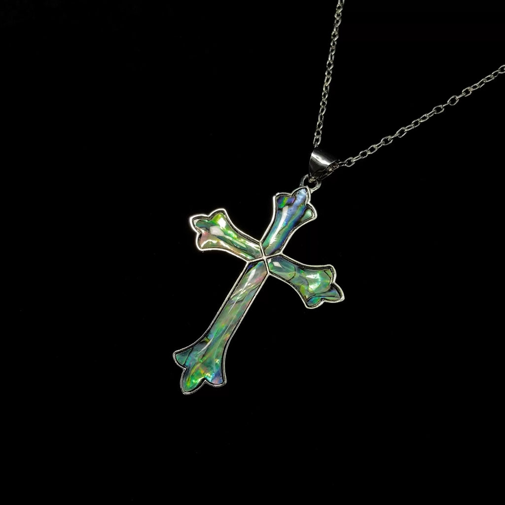 Opaline Cross Pendant