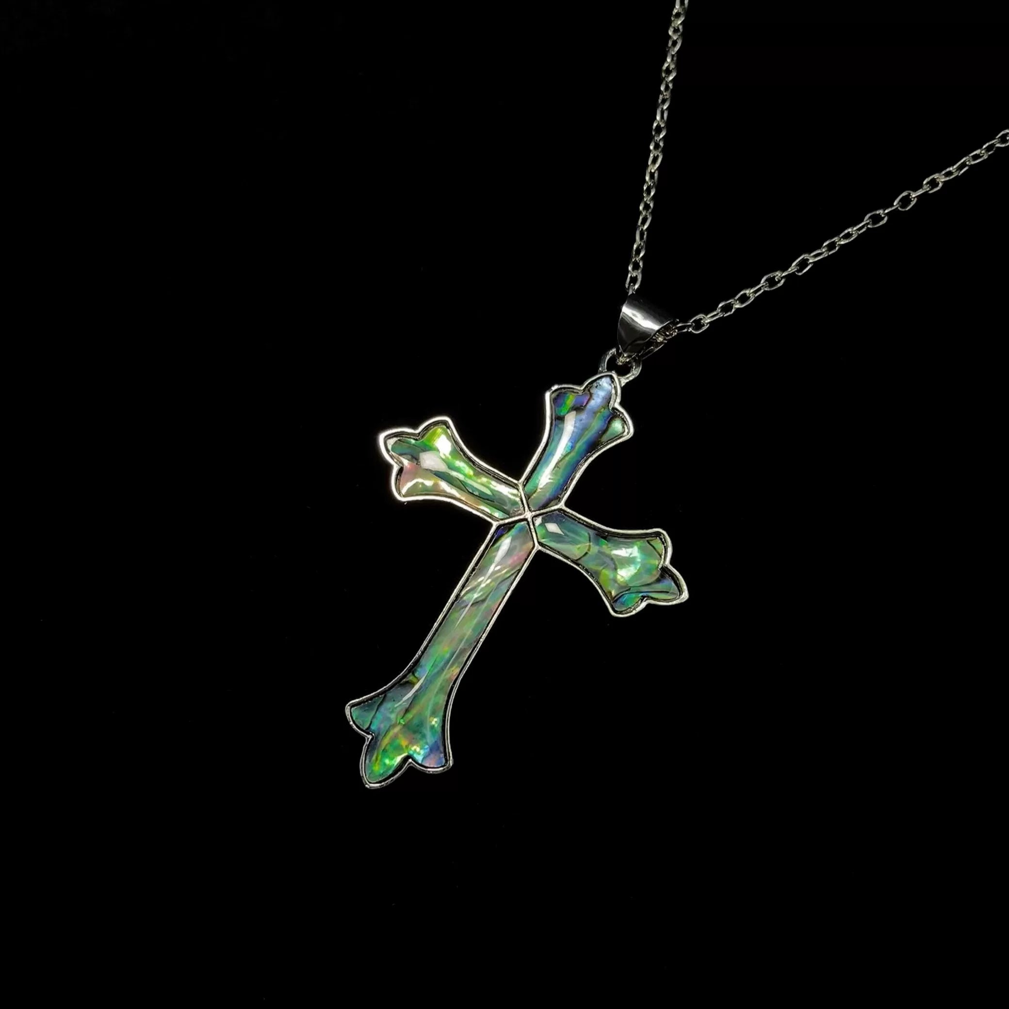 Opaline Cross Pendant
