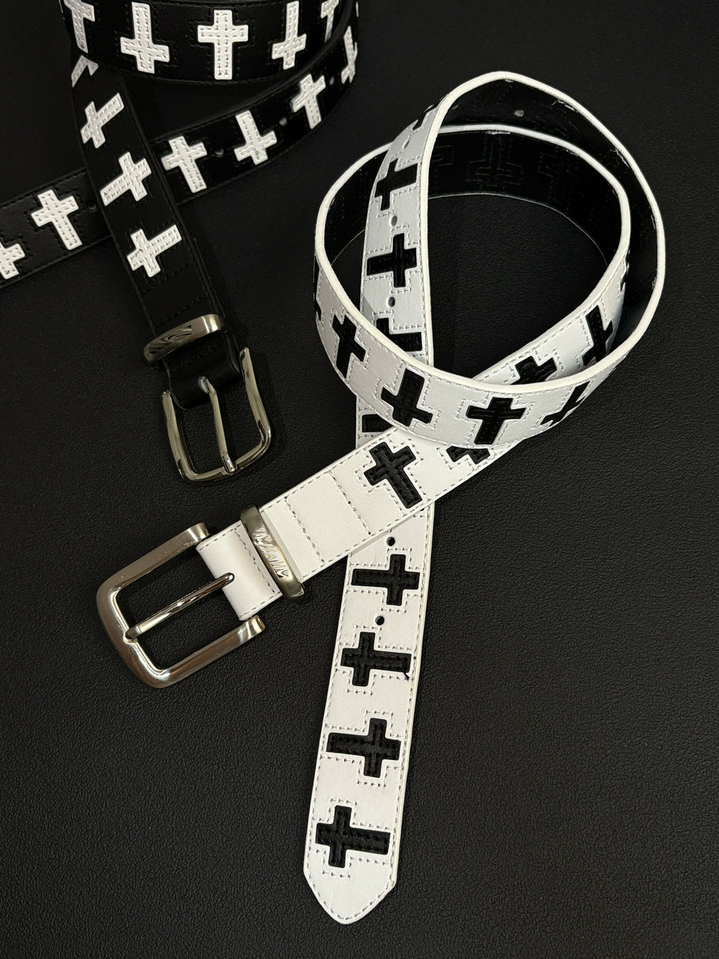 Leather Cross Belt
