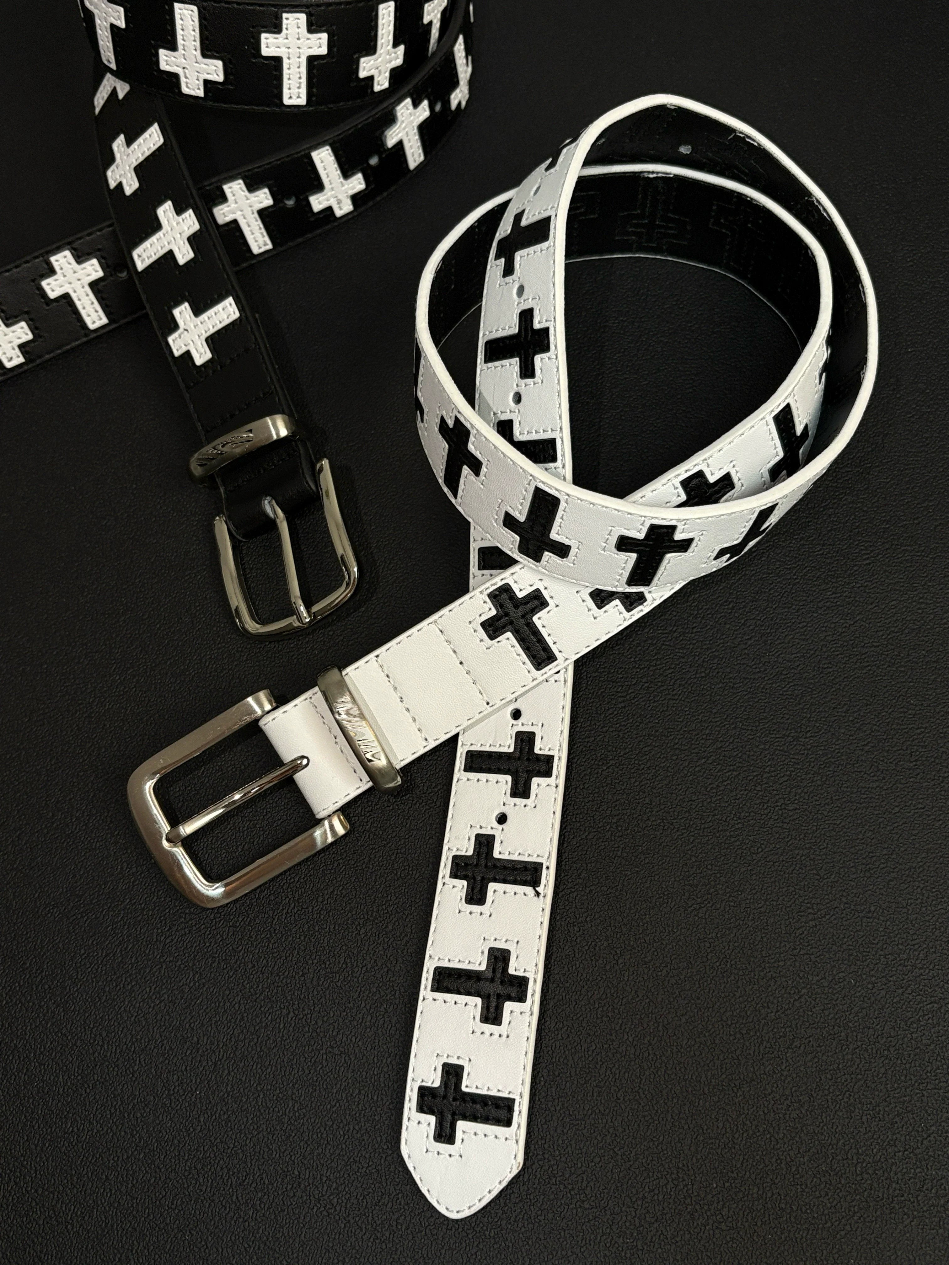 Leather Cross Belt
