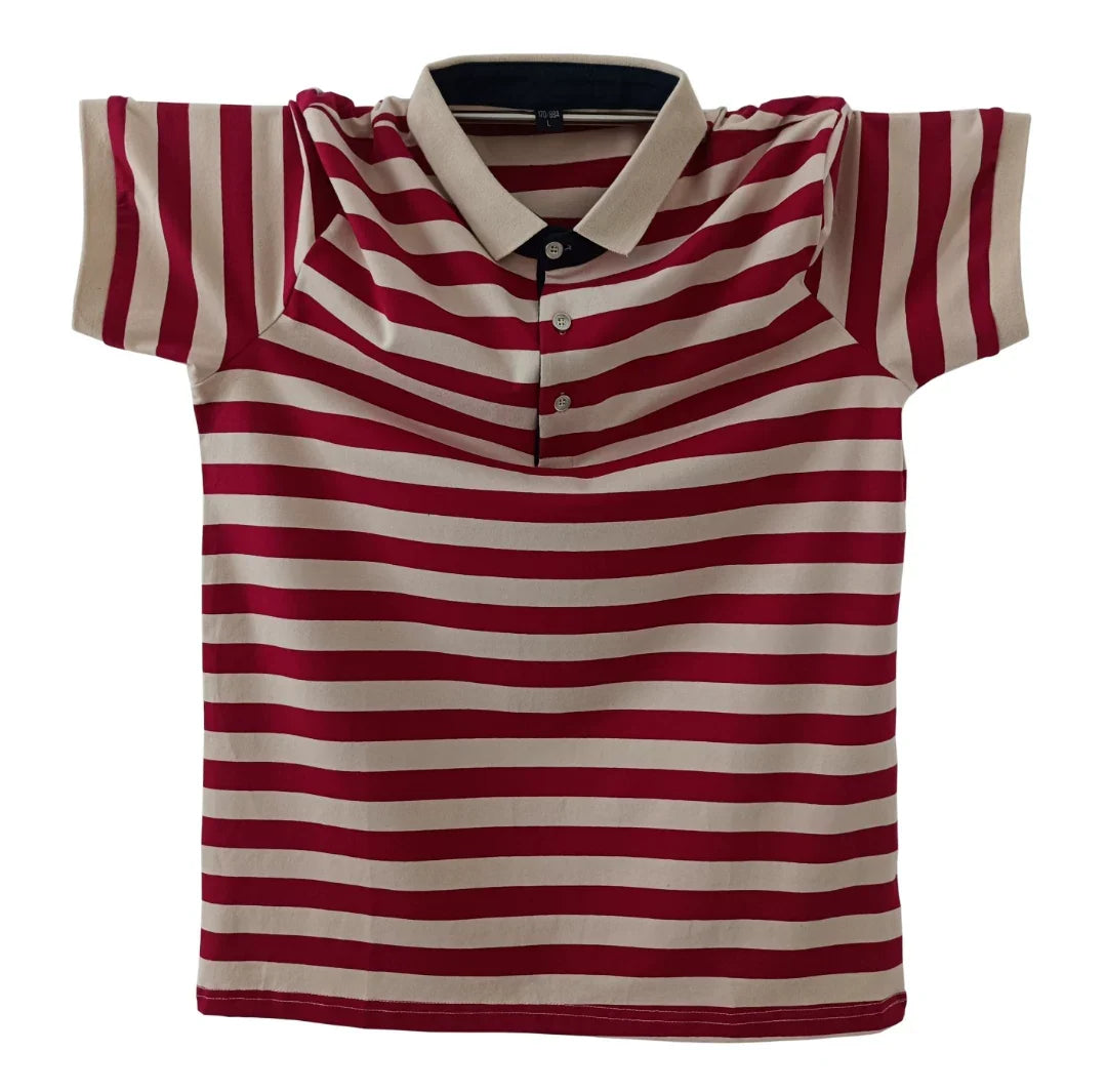 Classic Stripe Polo