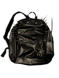 Pierced Leather Backpack