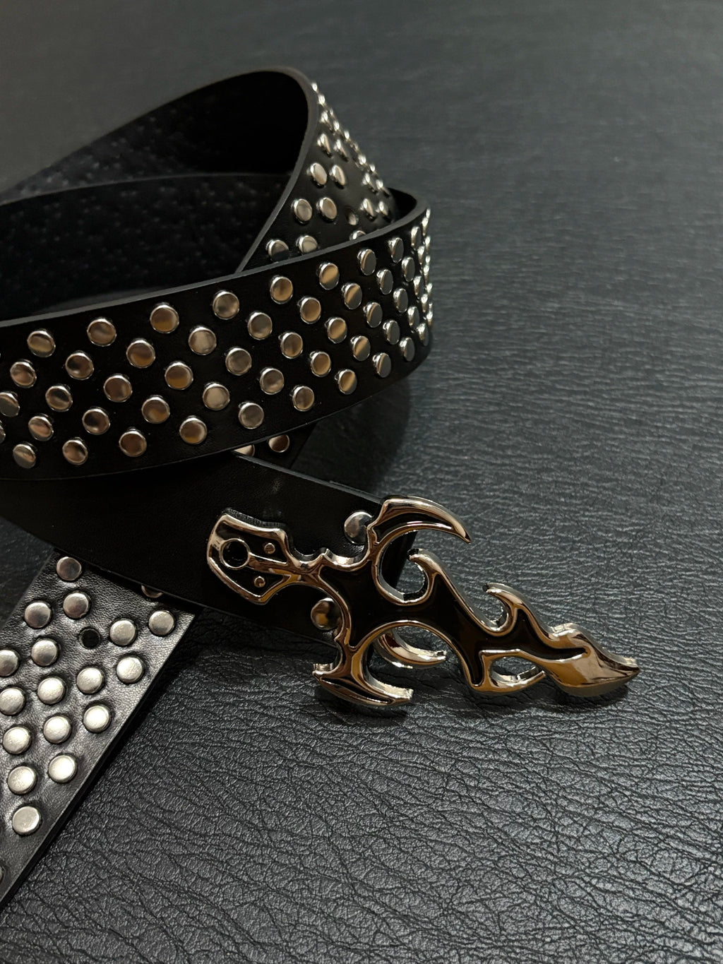 Flame Studded Belt