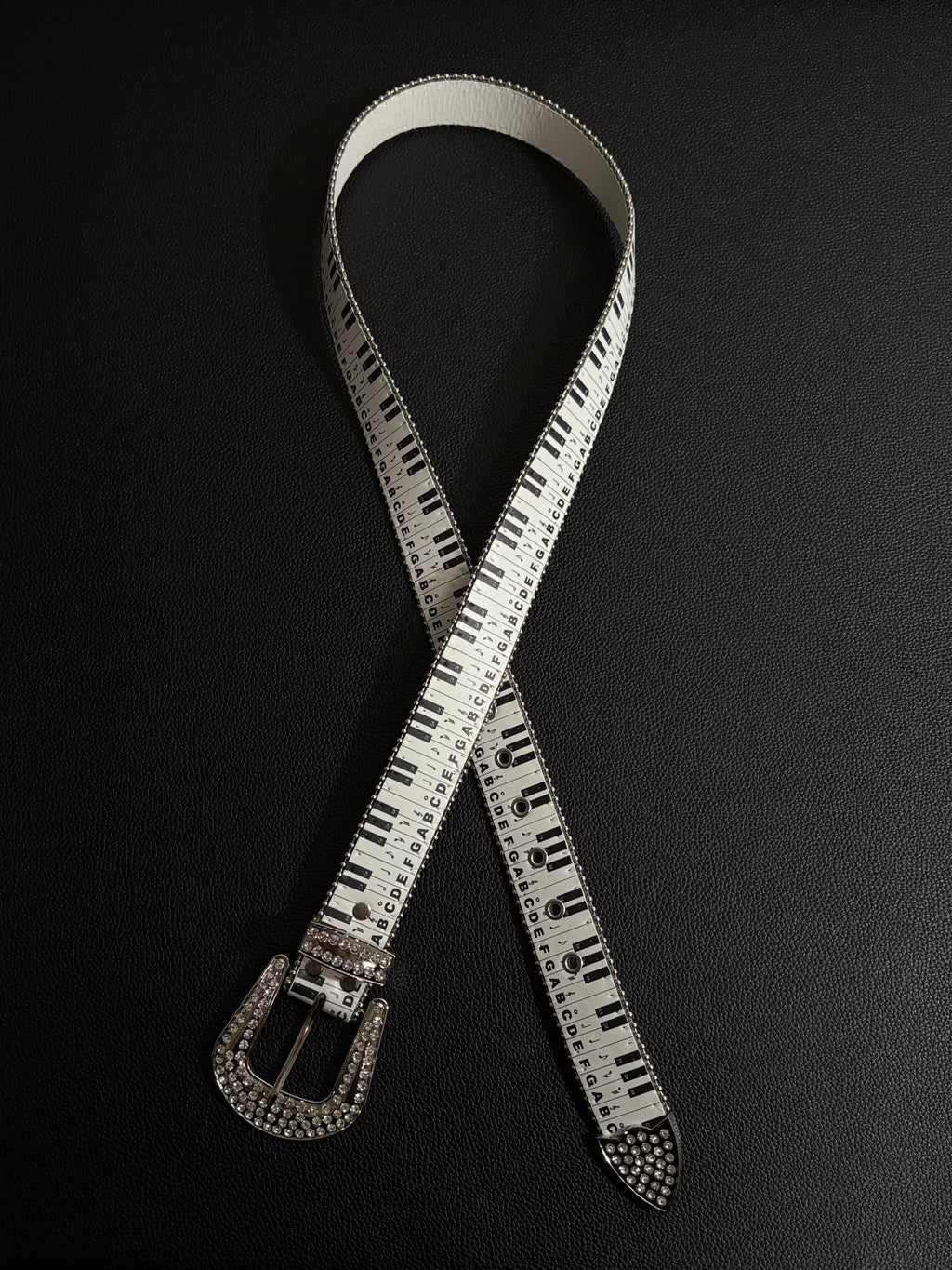 Piano Rhinestone Belt