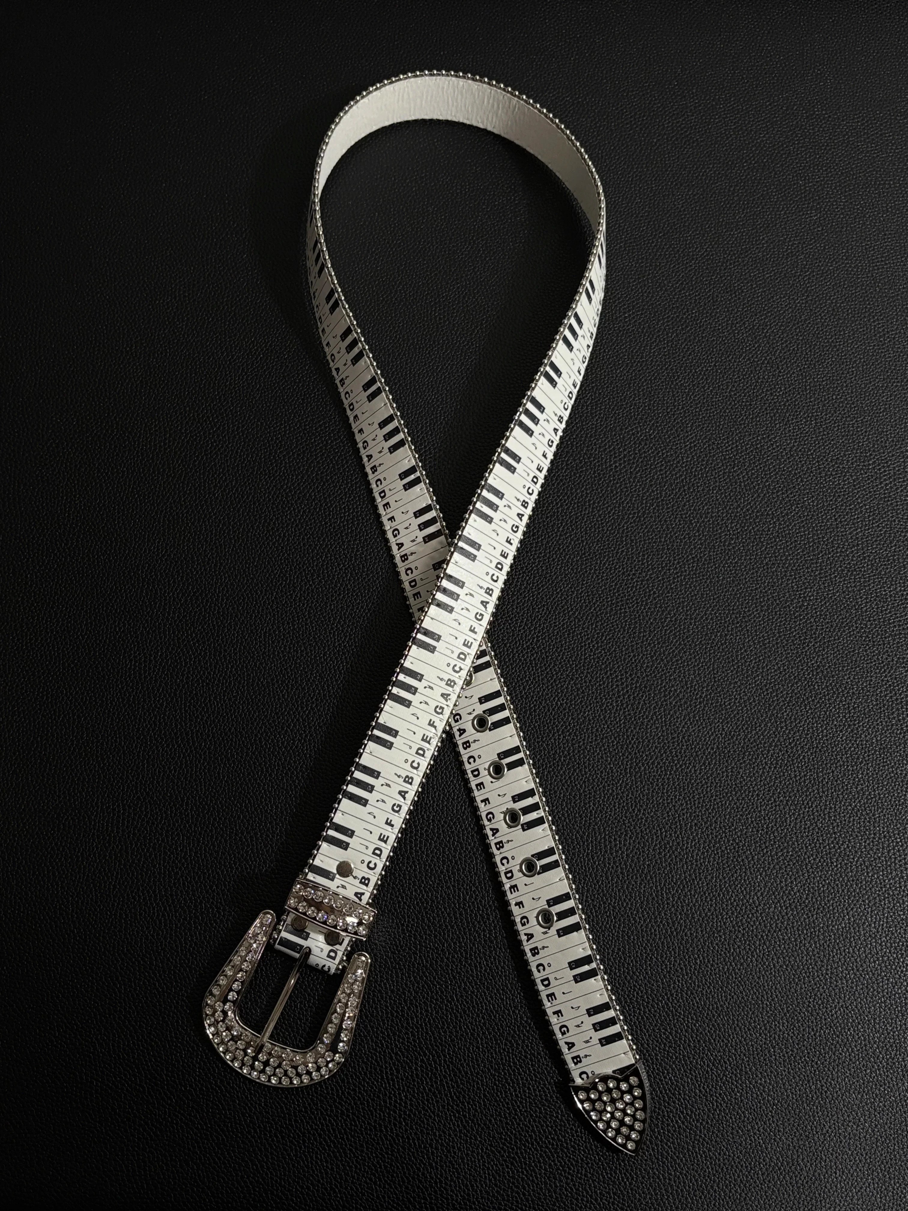 Piano Rhinestone Belt