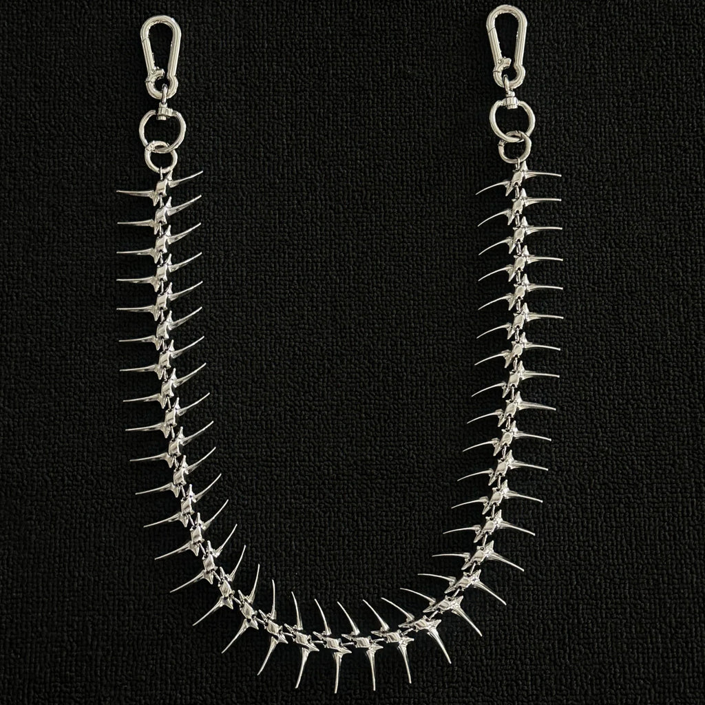 Skeleton Fishbone Wallet Chain