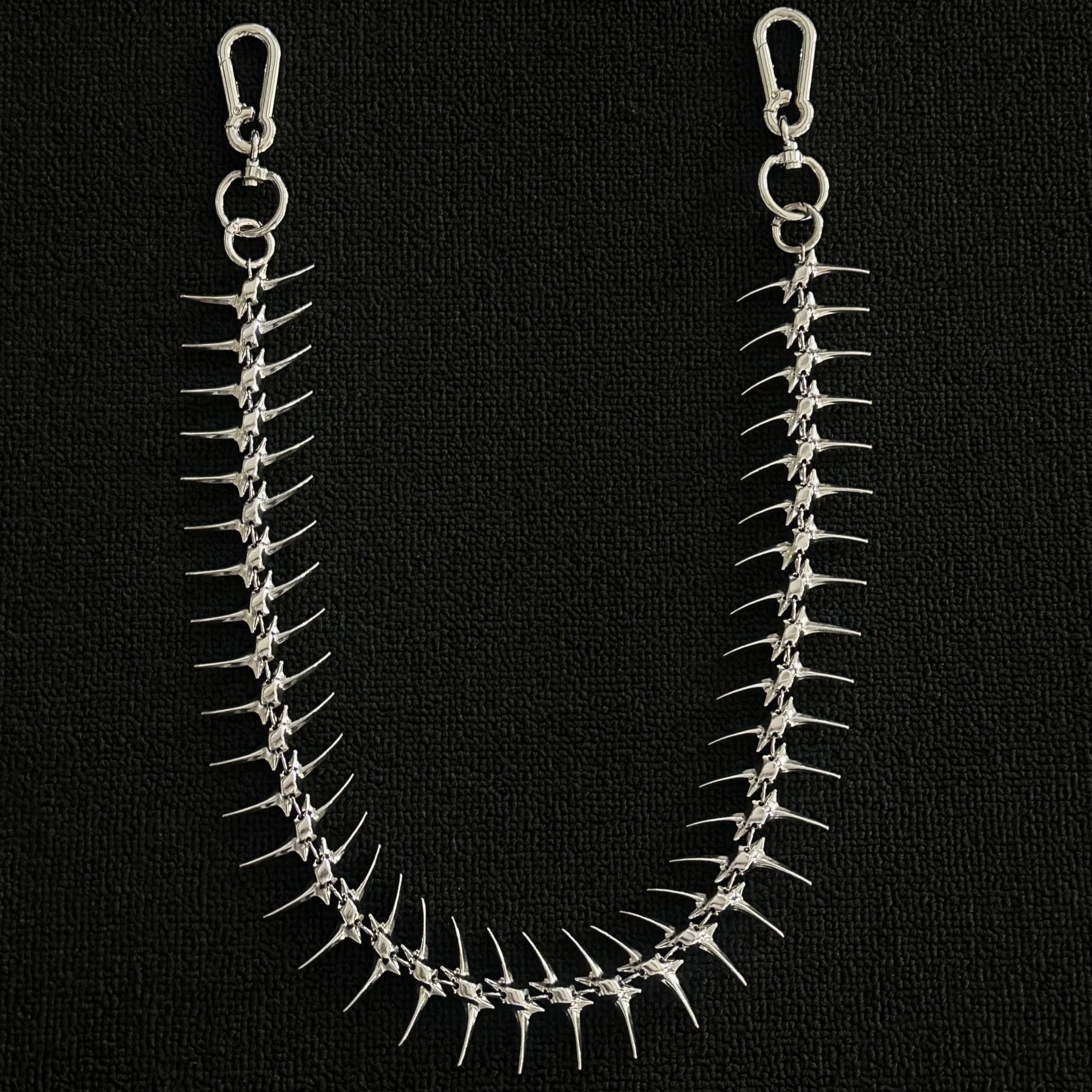 Skeleton Fishbone Wallet Chain