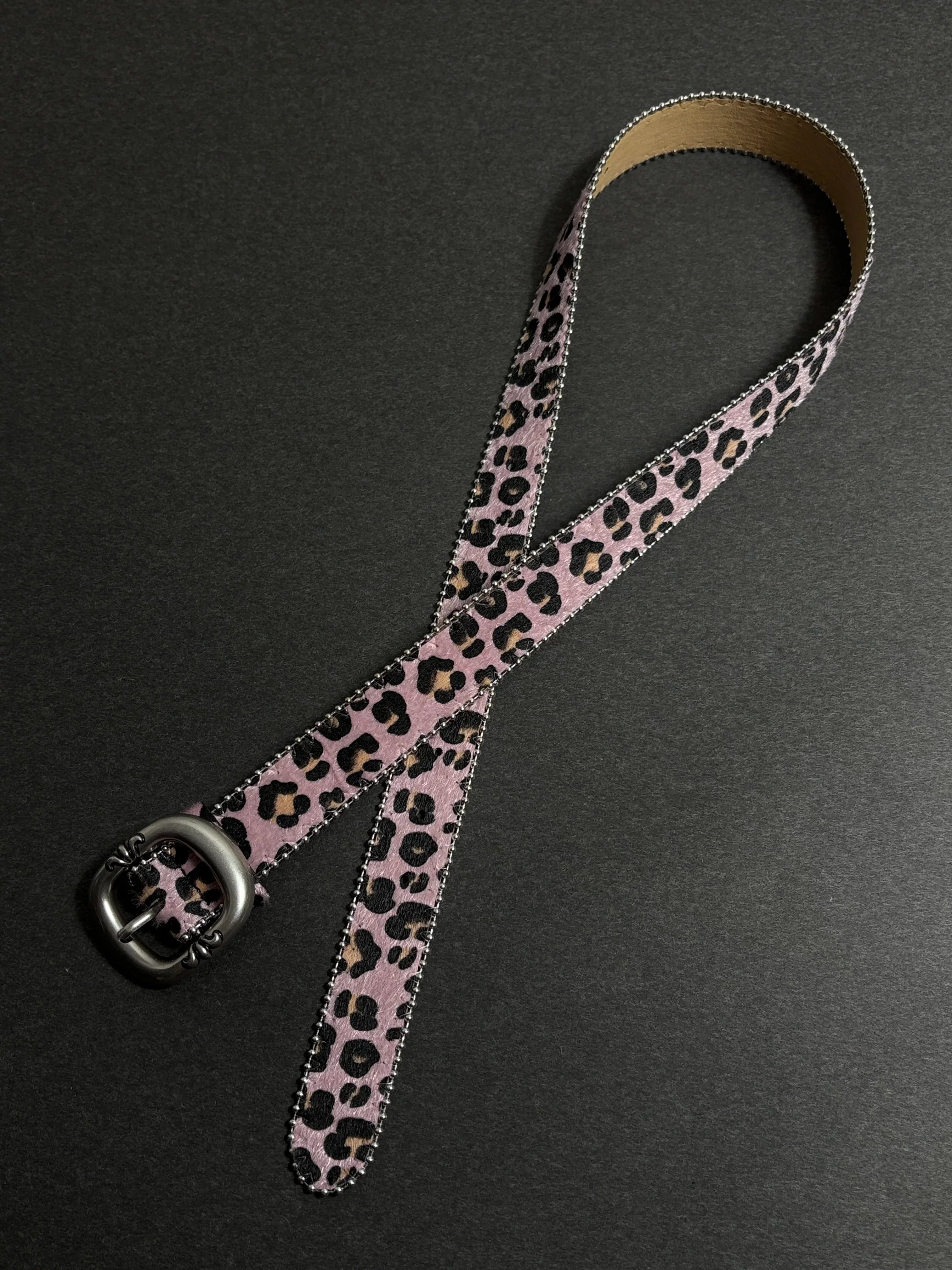 Blush Leopard Belt