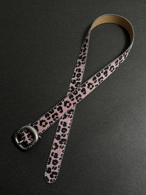 Blush Leopard Belt