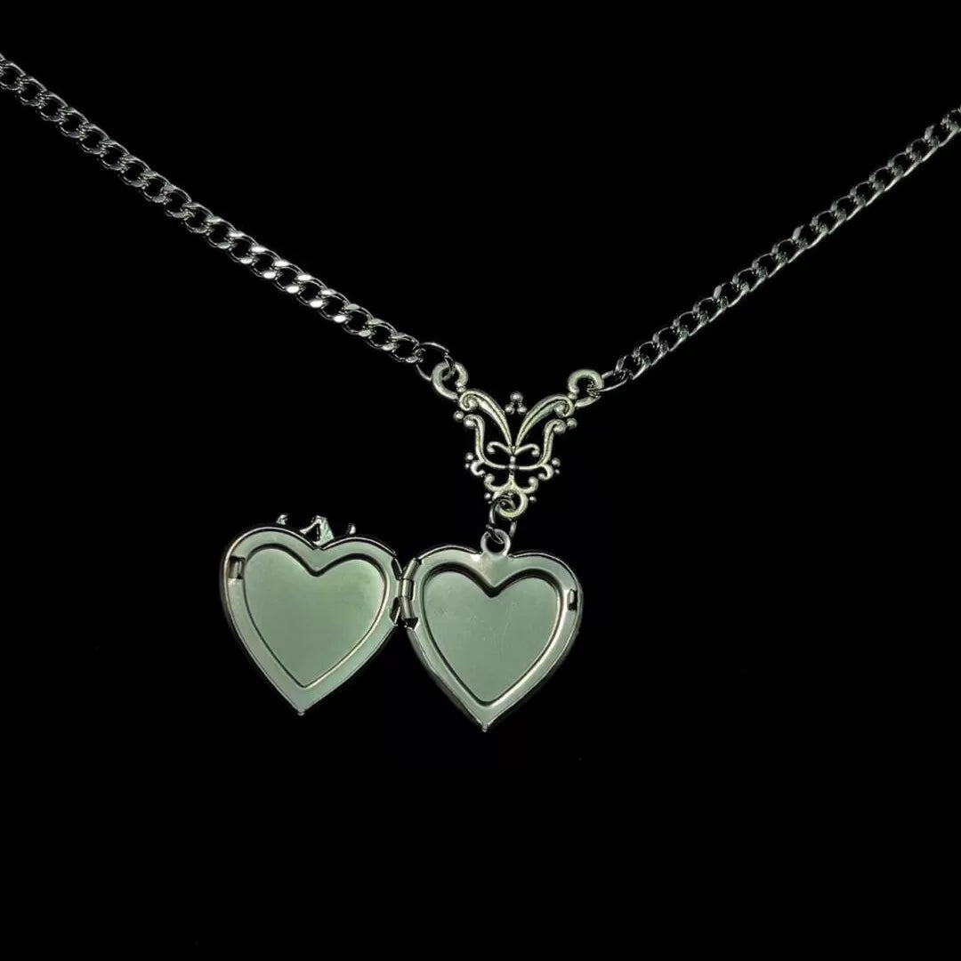 Thorn Heart Locket Necklace
