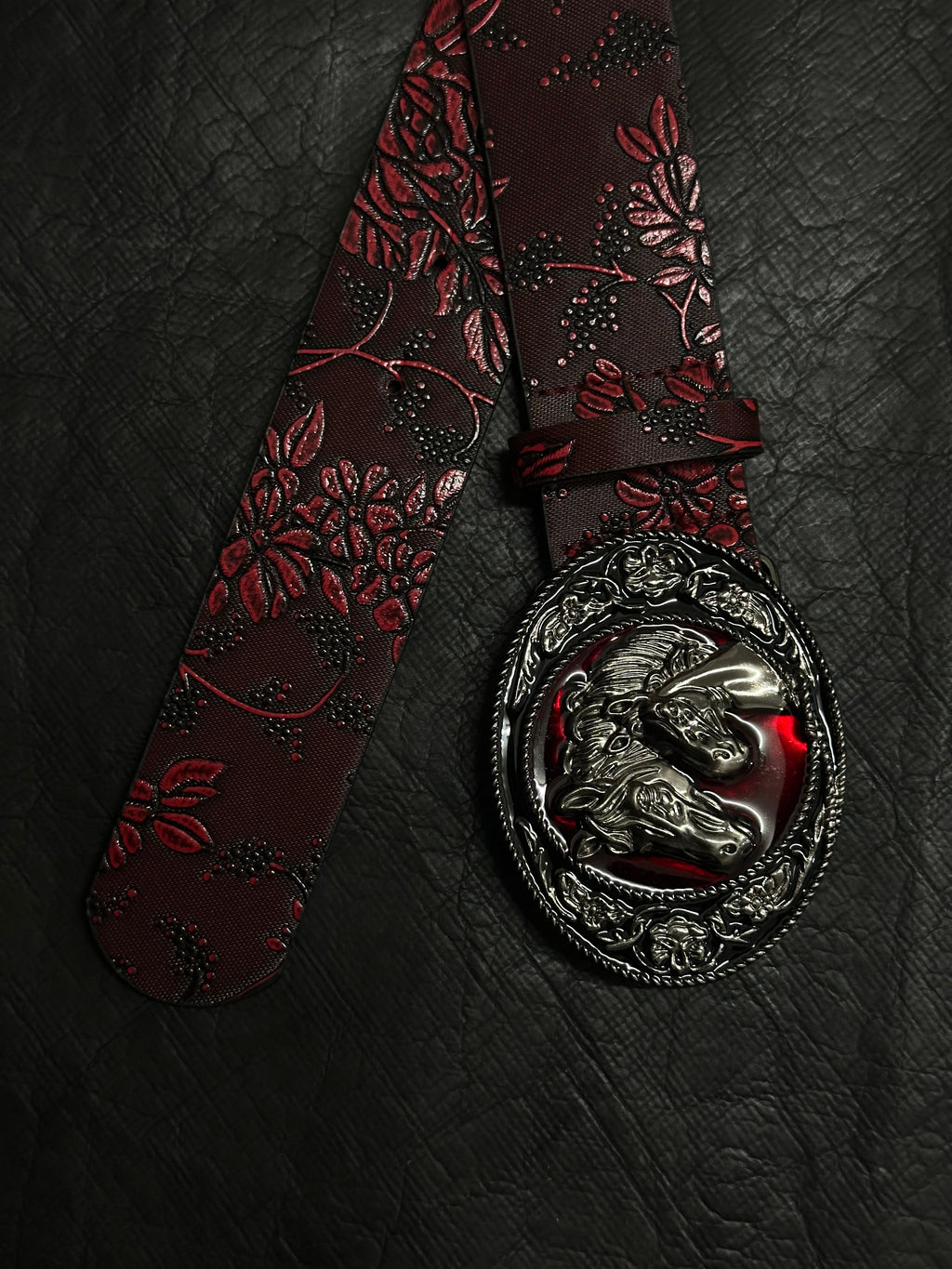 Crimson Stallion Belt