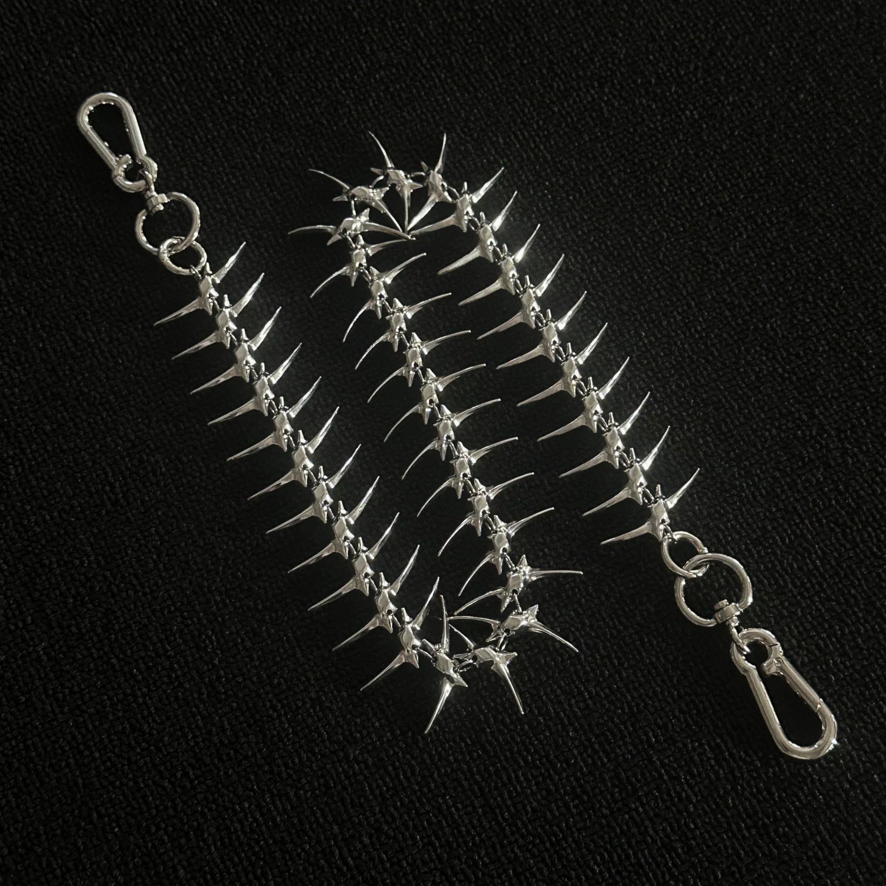 Skeleton Fishbone Wallet Chain