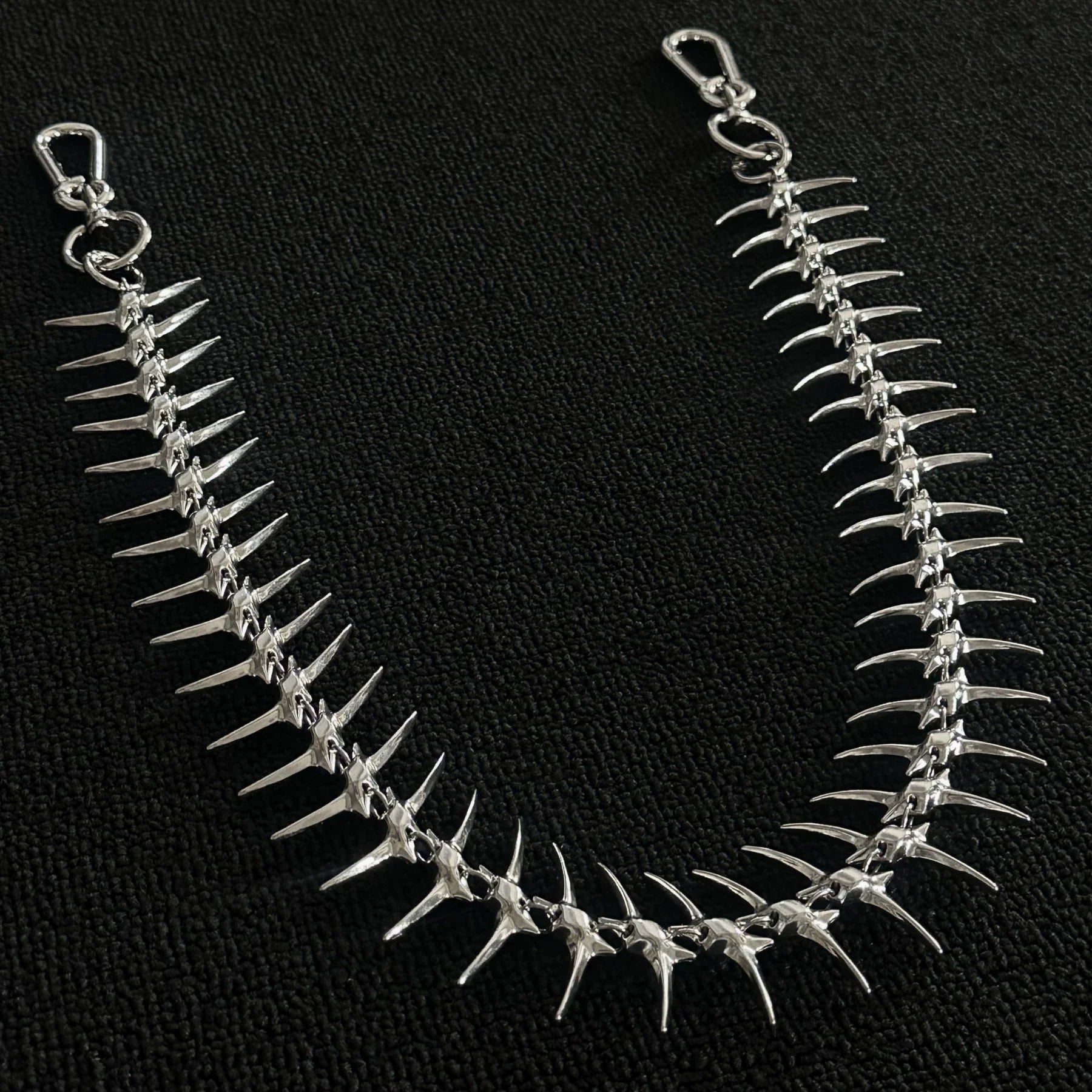Skeleton Fishbone Wallet Chain