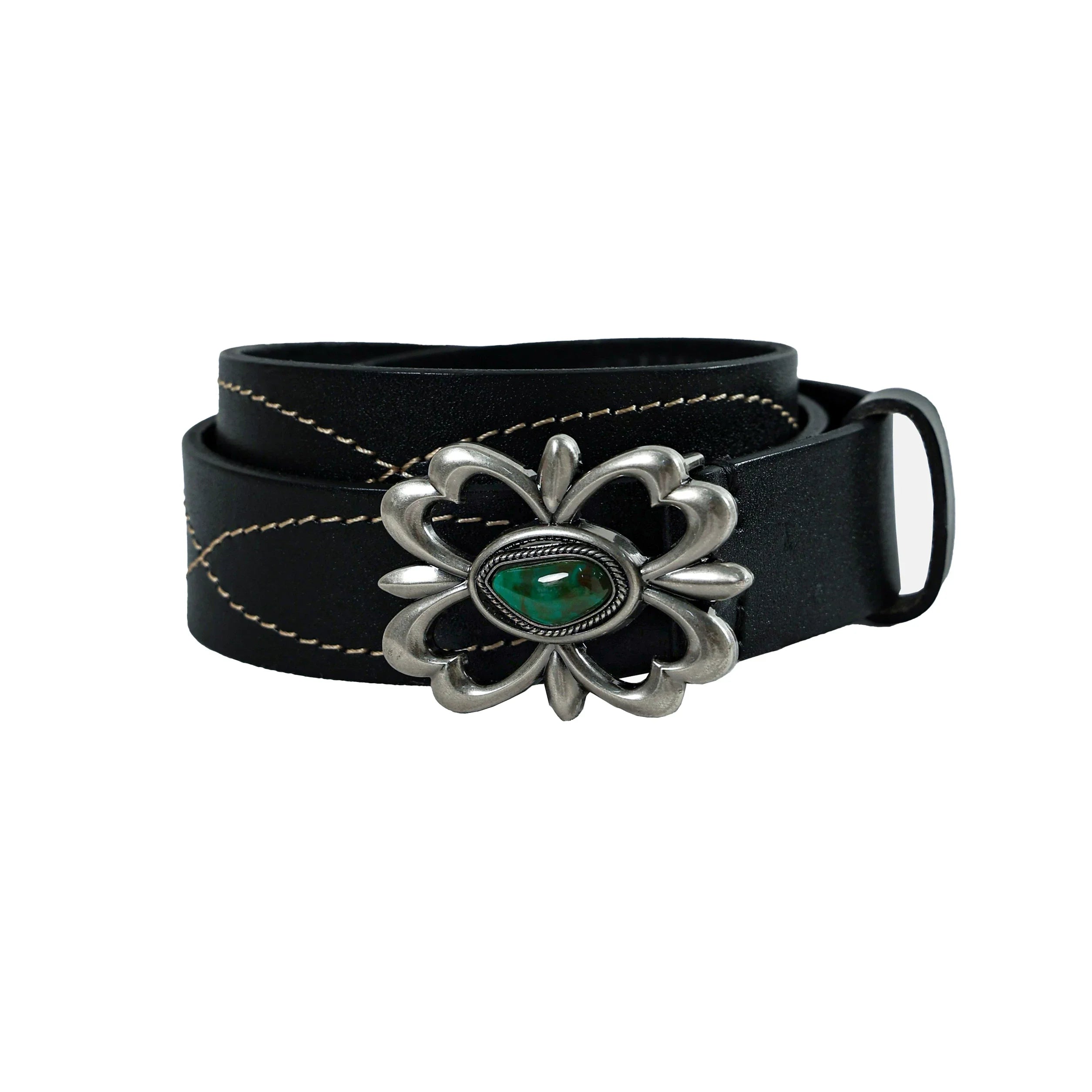 Emerald Crest Belt (Cowhide)