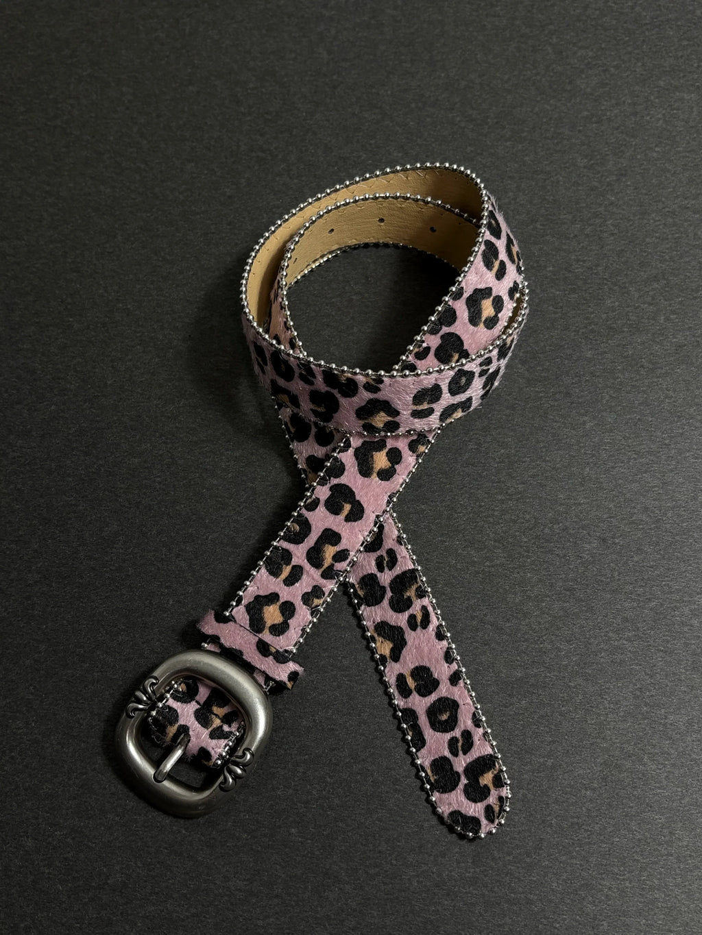 Blush Leopard Belt