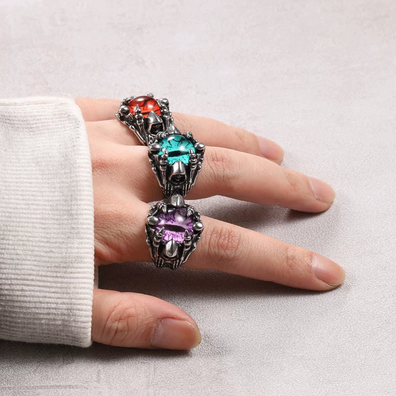 Dragon Eye Claw Ring