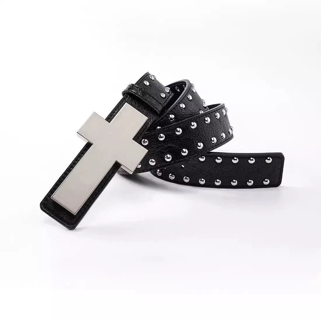 Grave Cross Stud Belt