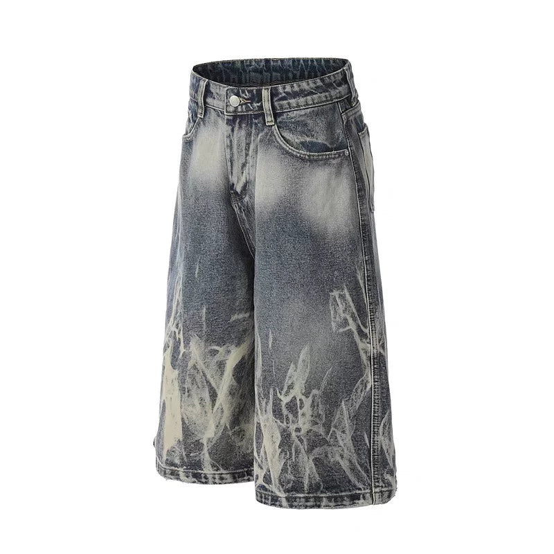 Ghost Flare Denim Shorts