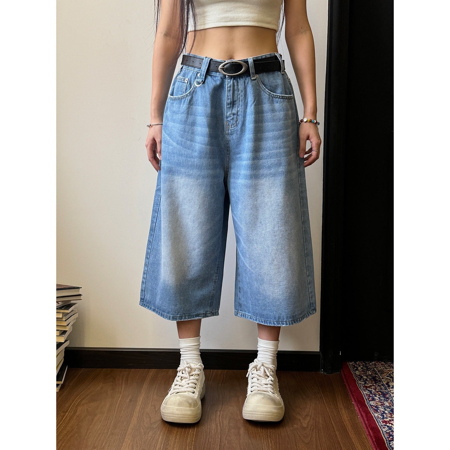 Baggy Crop Jeans