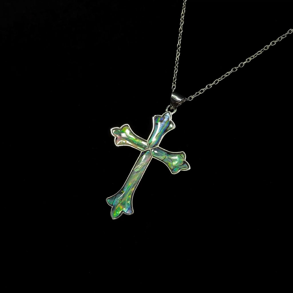 Opaline Cross Pendant