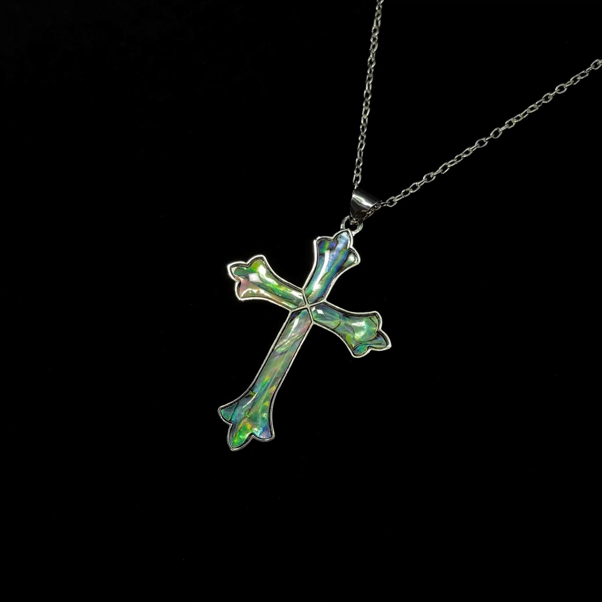 Opaline Cross Pendant