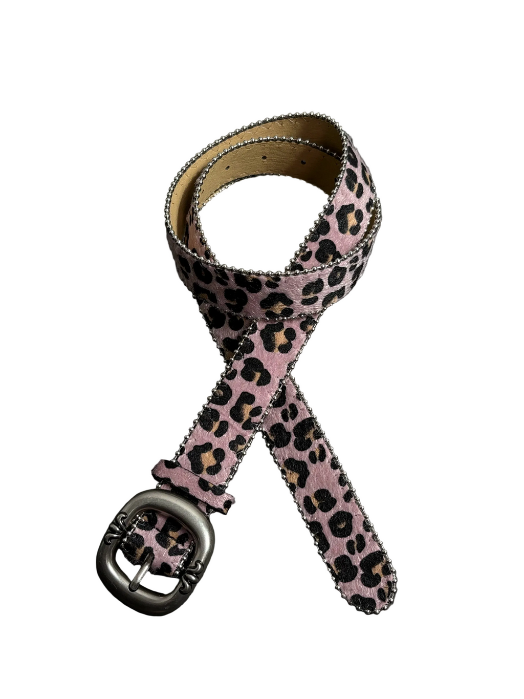 Blush Leopard Belt