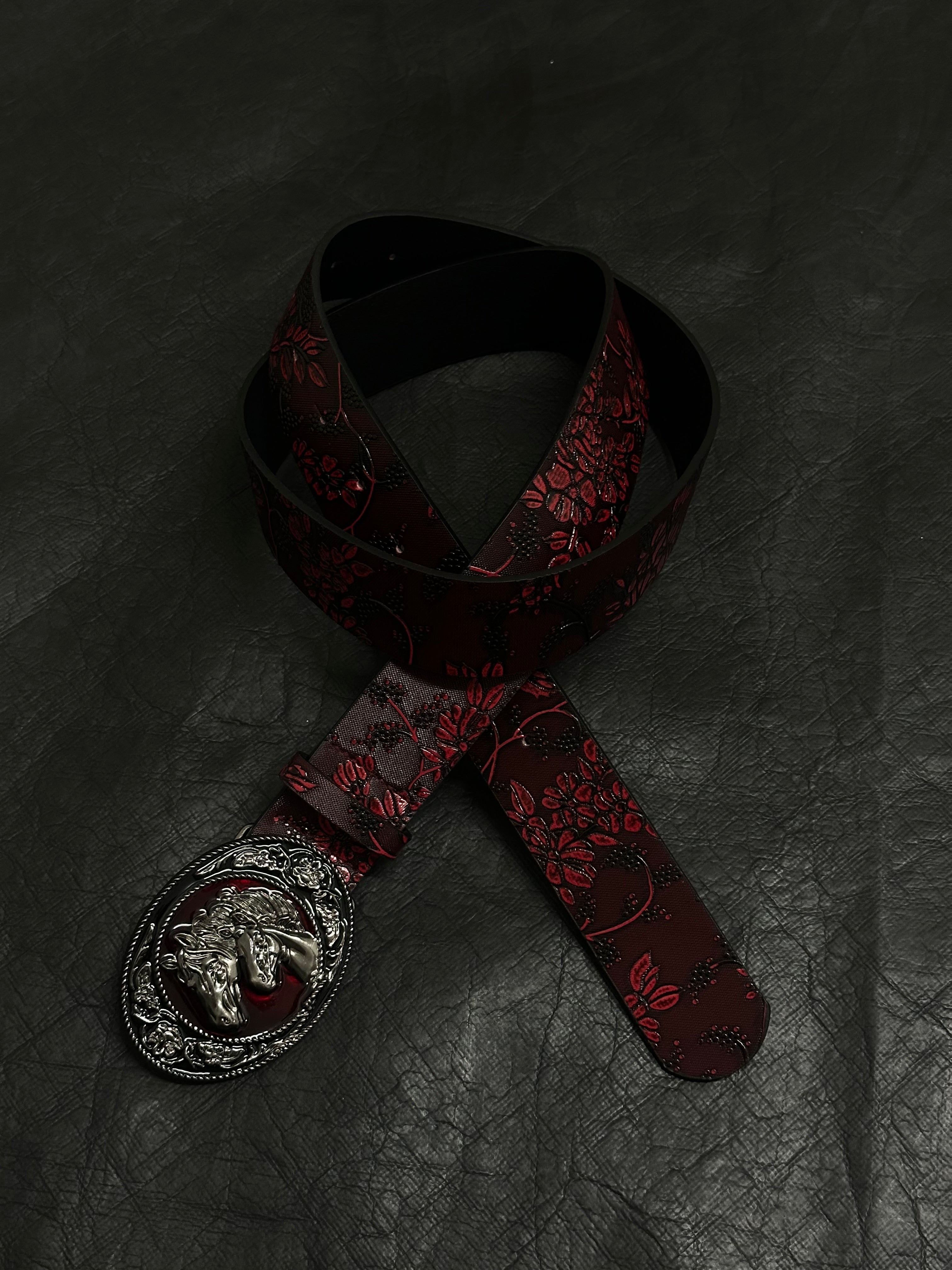 Crimson Stallion Belt