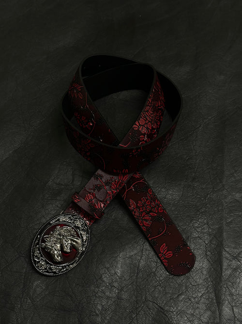 Crimson Stallion Belt