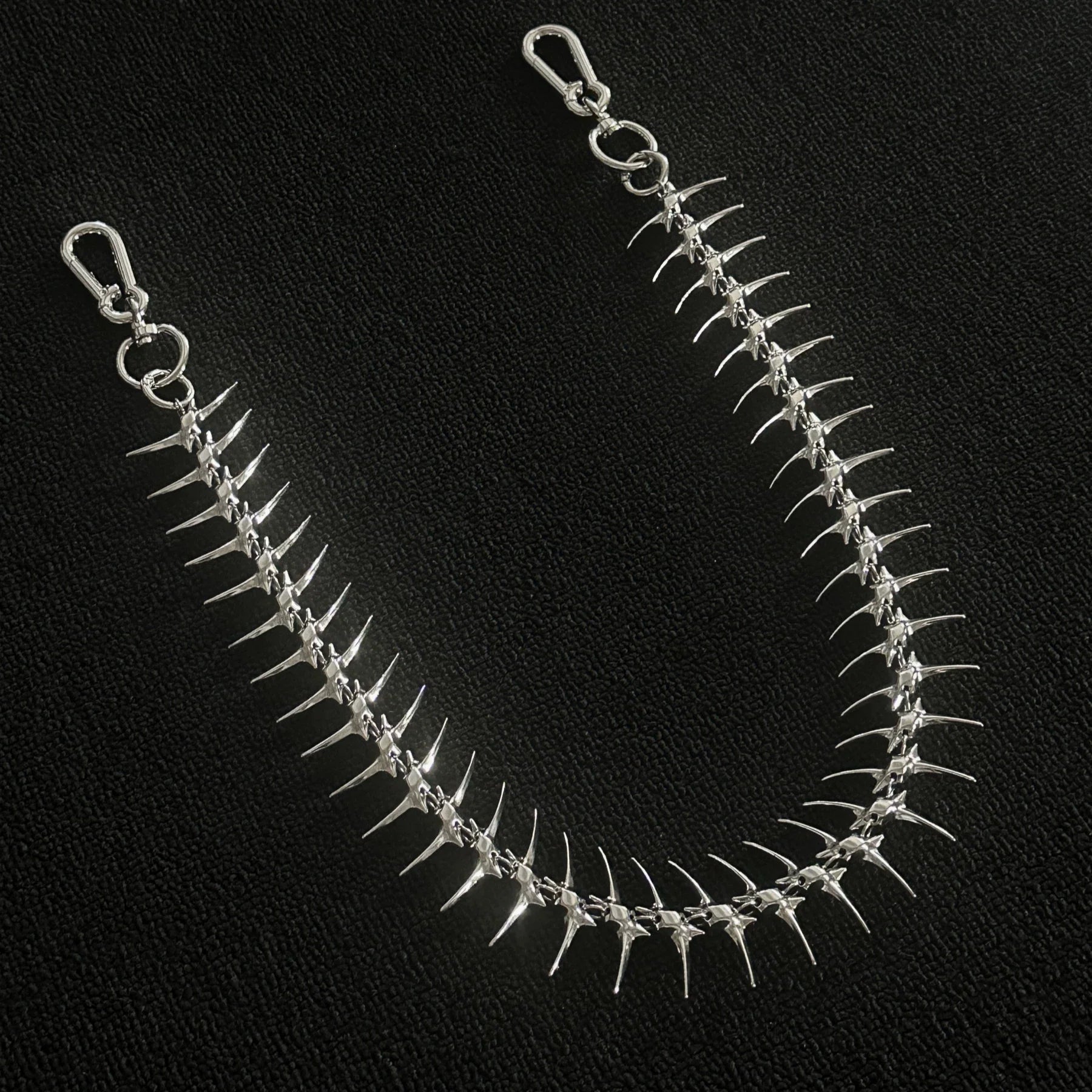 Skeleton Fishbone Wallet Chain