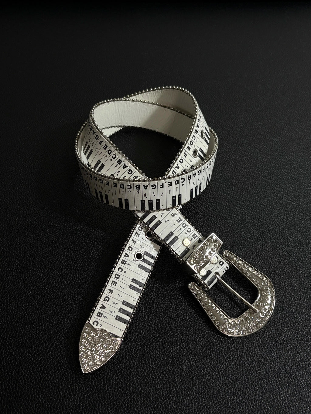 Piano Rhinestone Belt
