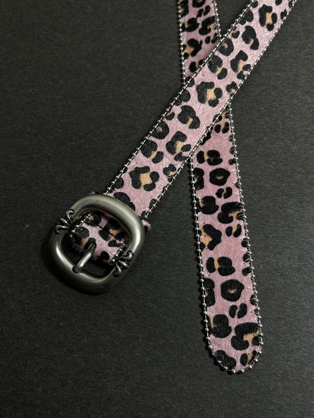 Blush Leopard Belt