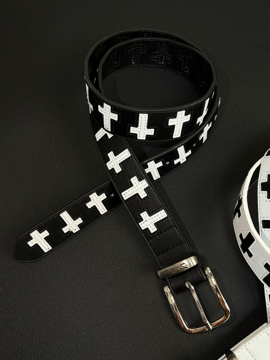 Leather Cross Belt