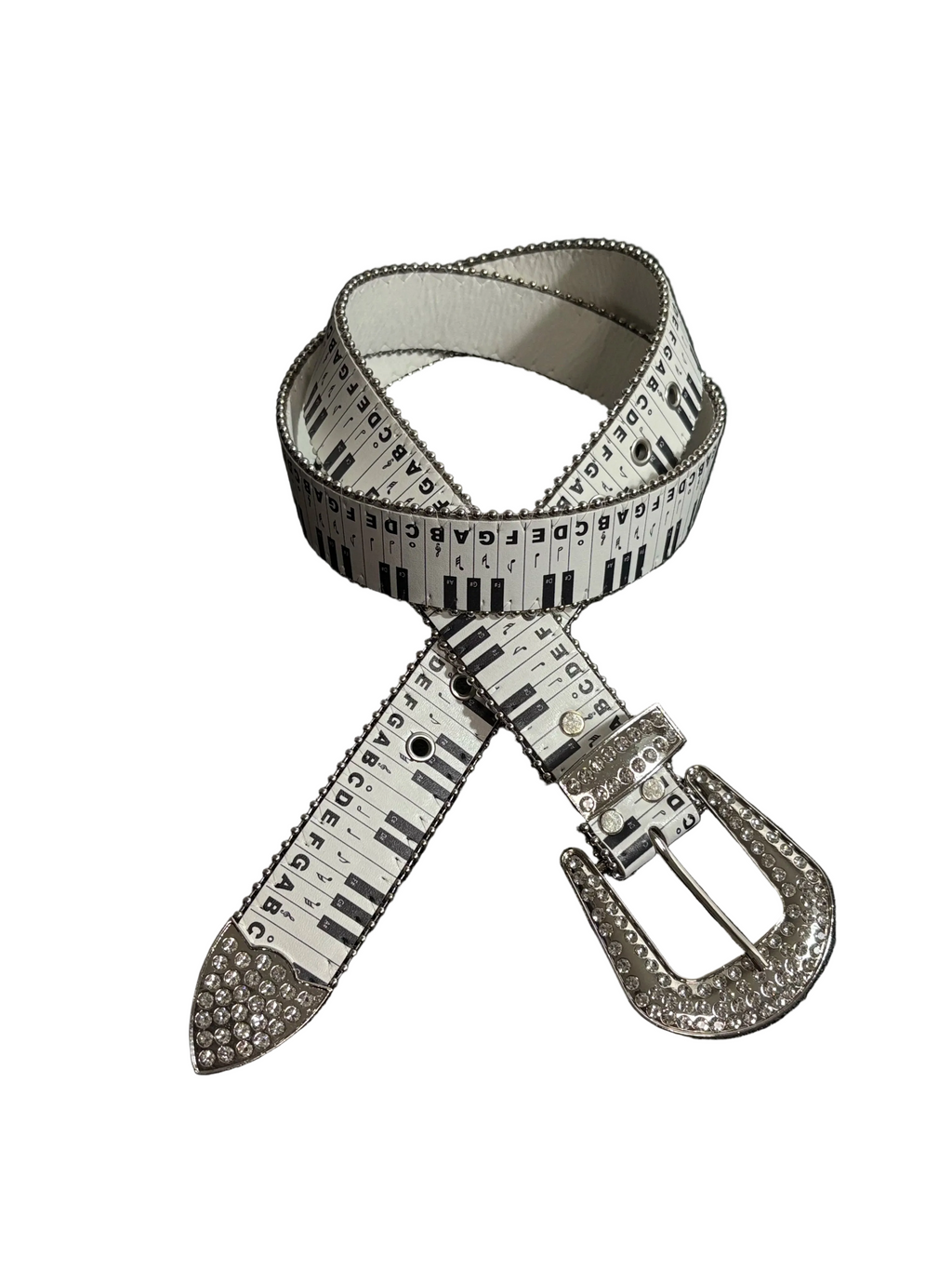 Piano Rhinestone Belt