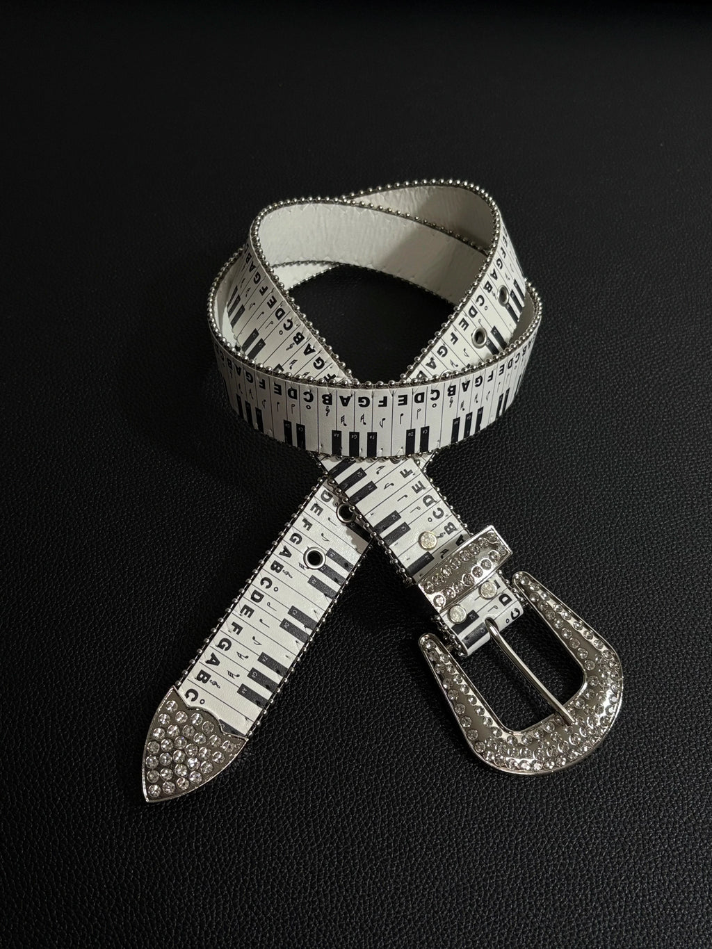 Piano Rhinestone Belt