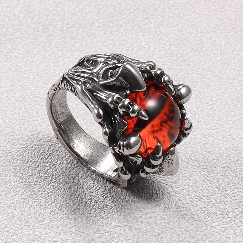 Dragon Eye Claw Ring