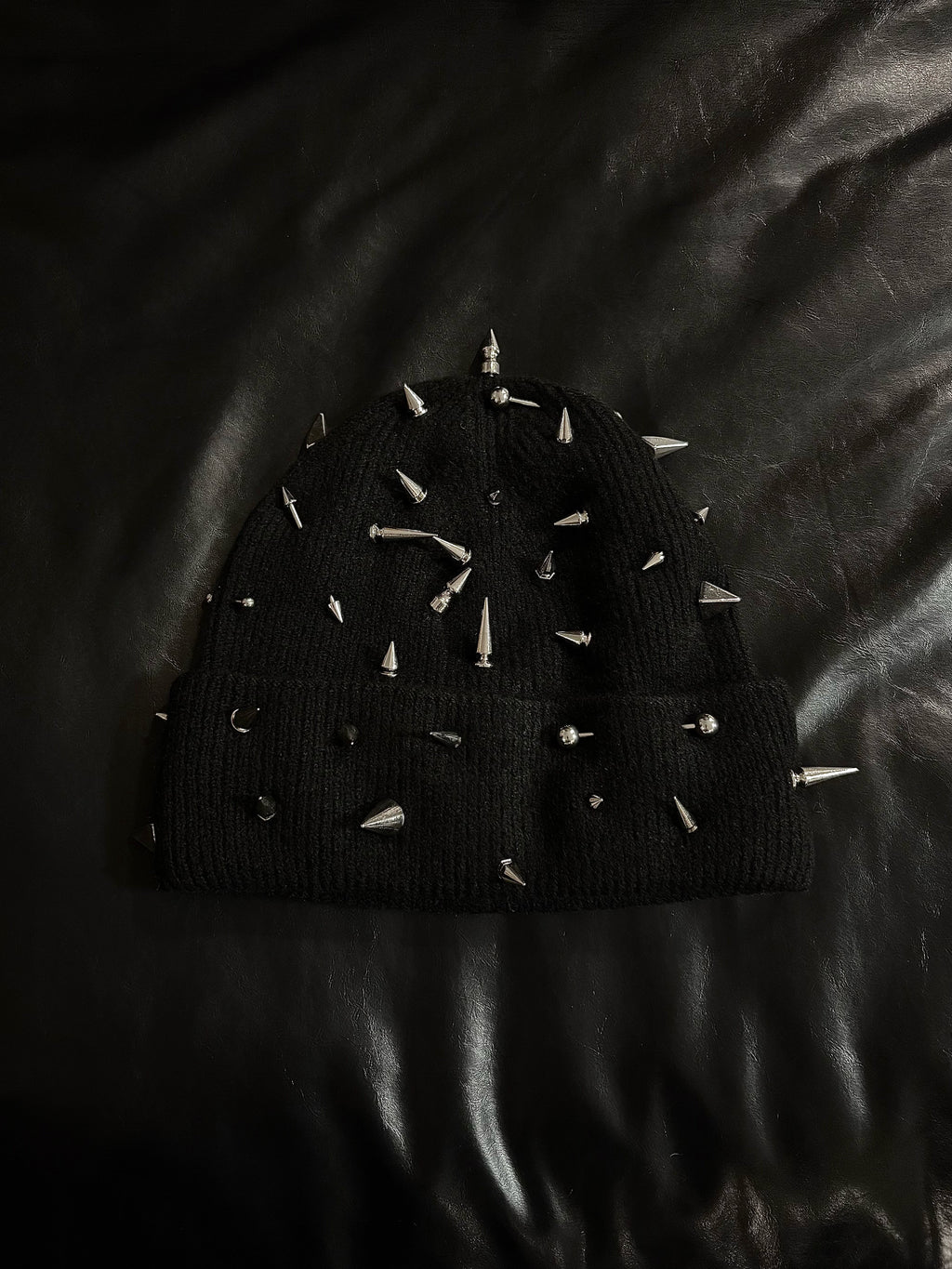 Obsidian Spike Beanie