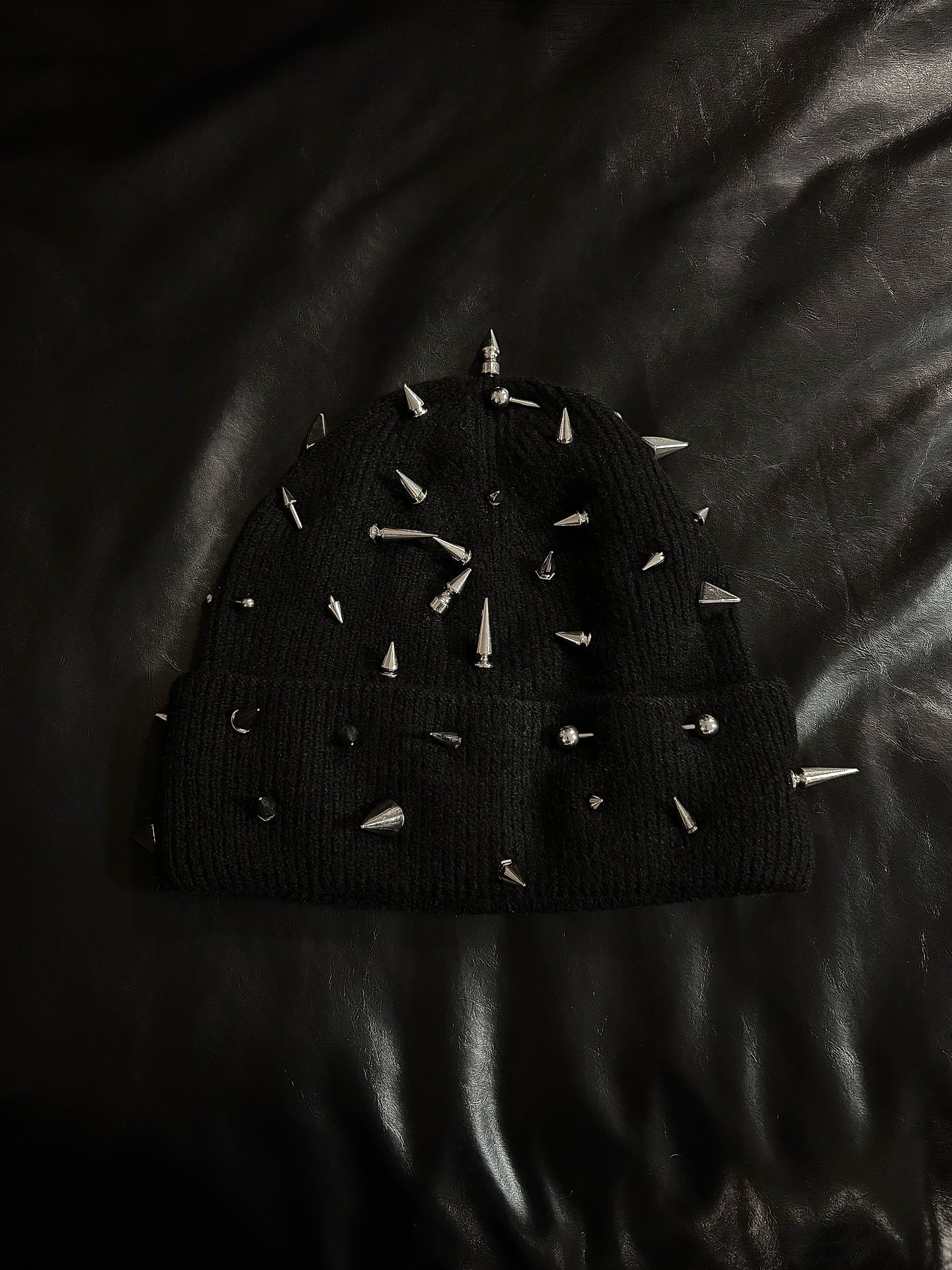 Obsidian Spike Beanie