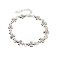 Pink Crucifix Bracelet