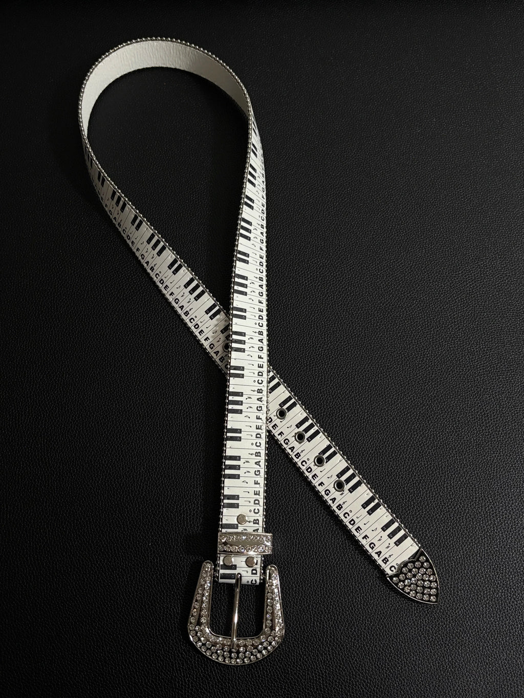 Piano Rhinestone Belt