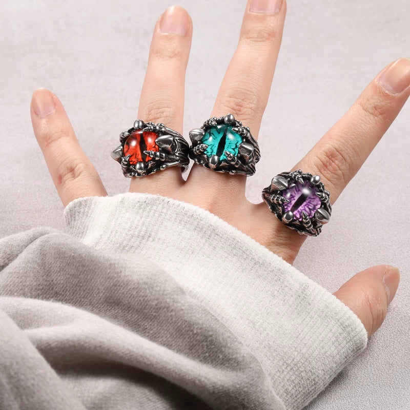Dragon Eye Claw Ring