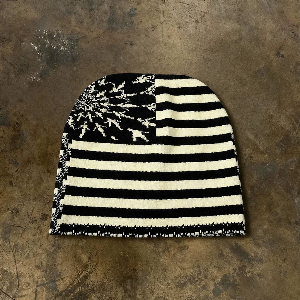 Broken Stripes Beanie