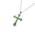Opaline Cross Pendant