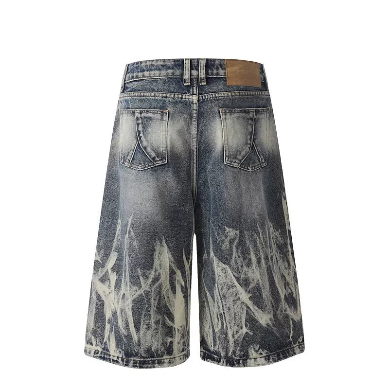 Ghost Flare Denim Shorts