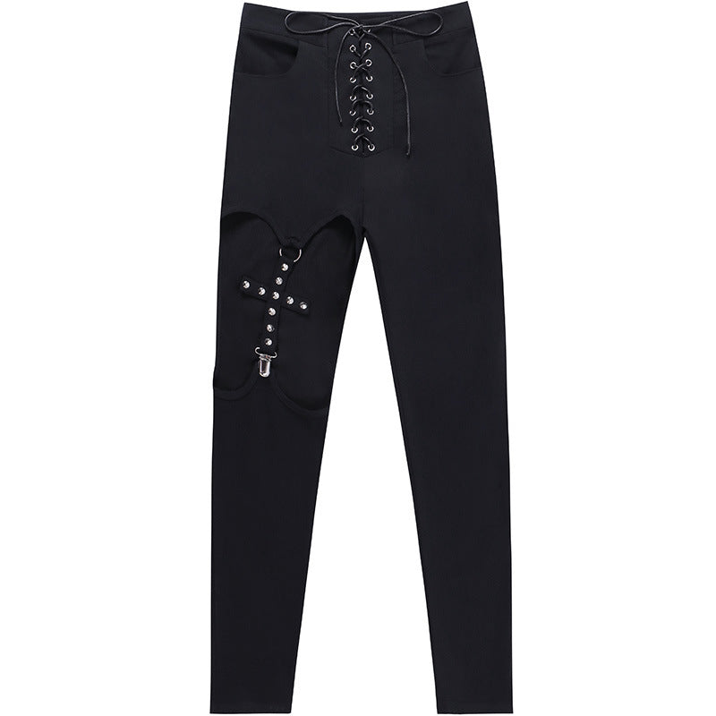 Soulless' Lace up Jeans