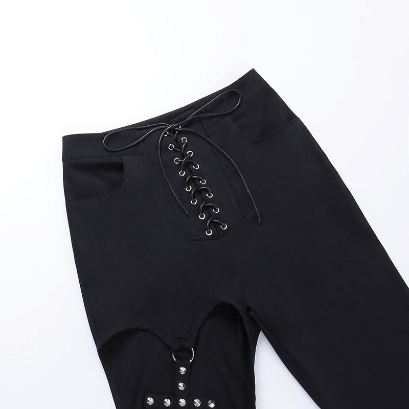 Soulless' Lace up Jeans