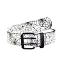 Spider Web Belt White