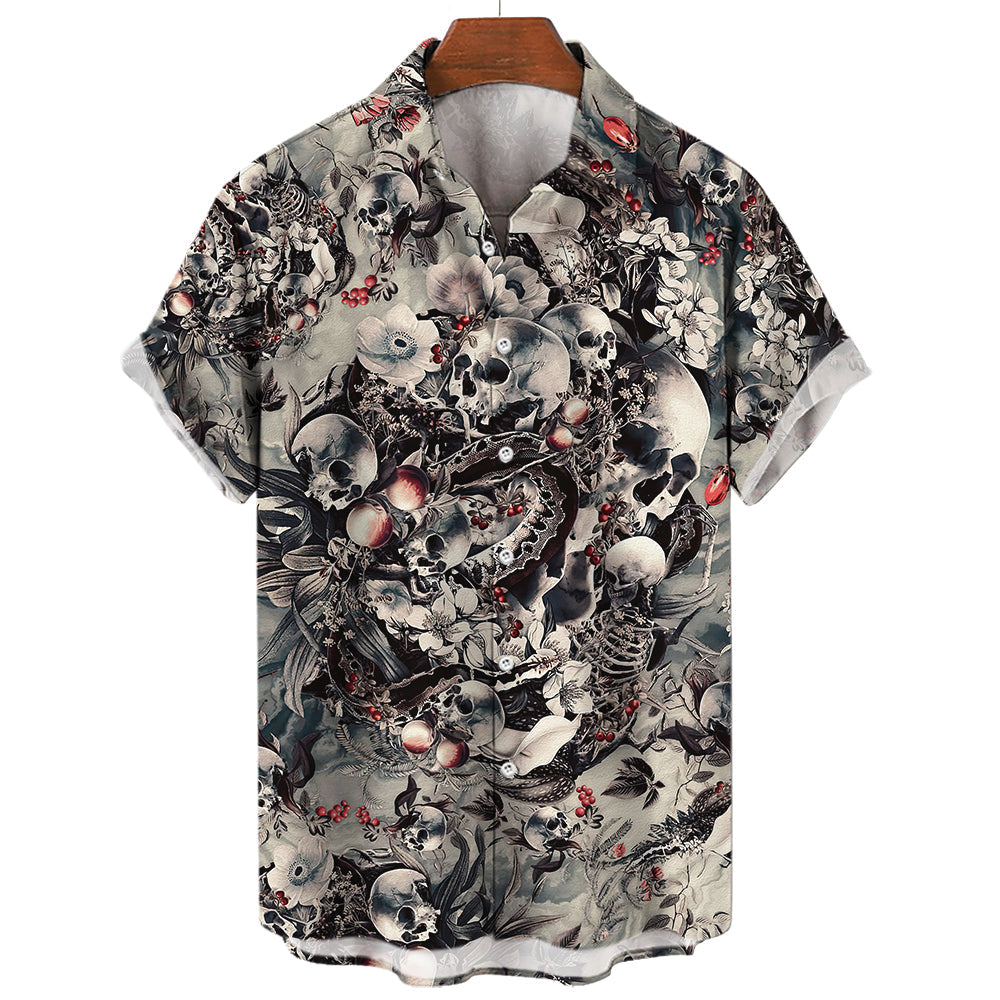 Hawaiian Skull T-Shirt