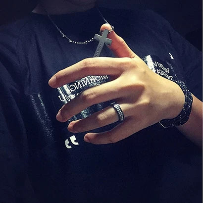 Forged Cross Necklace